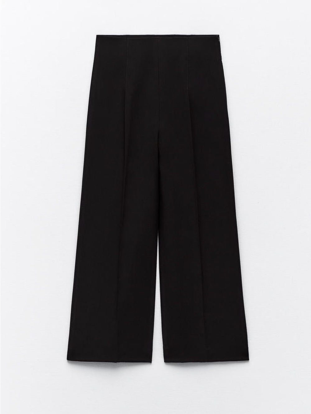 Zara Wide-Leg High-Waist Trousers - Picture 1 of 3